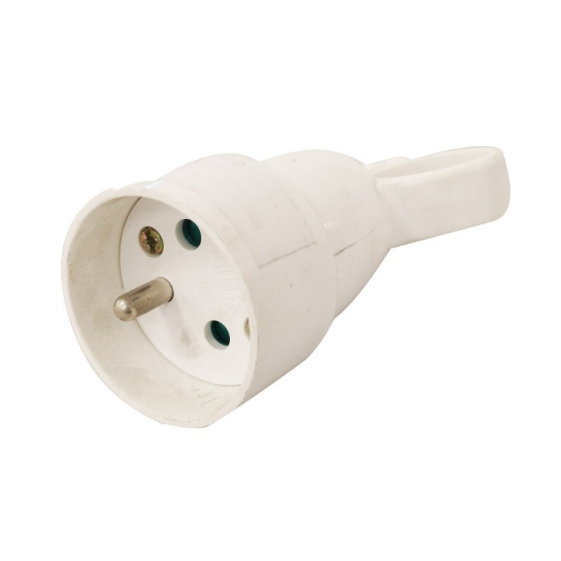 Fiche femelle 2P+T avec anneau