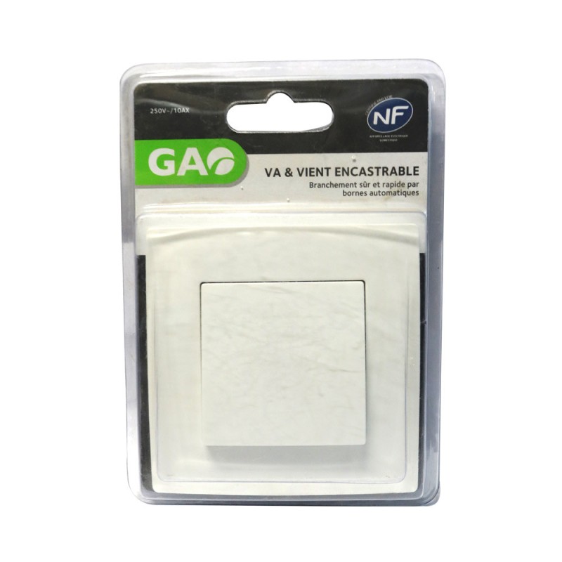 Va-et-vient FIJI bornes auto à encastrer NF uc10-60