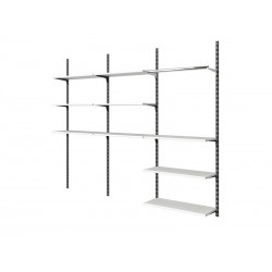 Crémaillère double acier H.200 Cm Entraxe 50 Mm