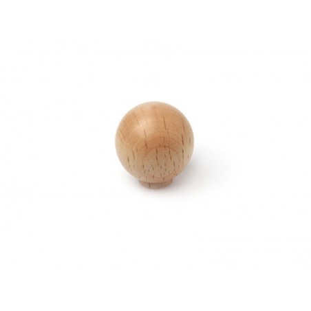 Lot de 6 Boutons De Meuble Boule HÃªtre Bois H.32 X L.29 X P.29 Mm