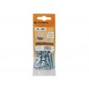 Lot de 12 Boulons Tête 6 Pans Acier Zingué L.30 X Diam.5 Mm Standers