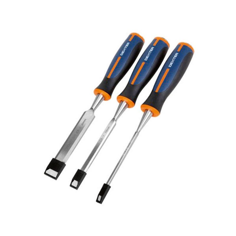 Lot de 3 ciseaux à bois