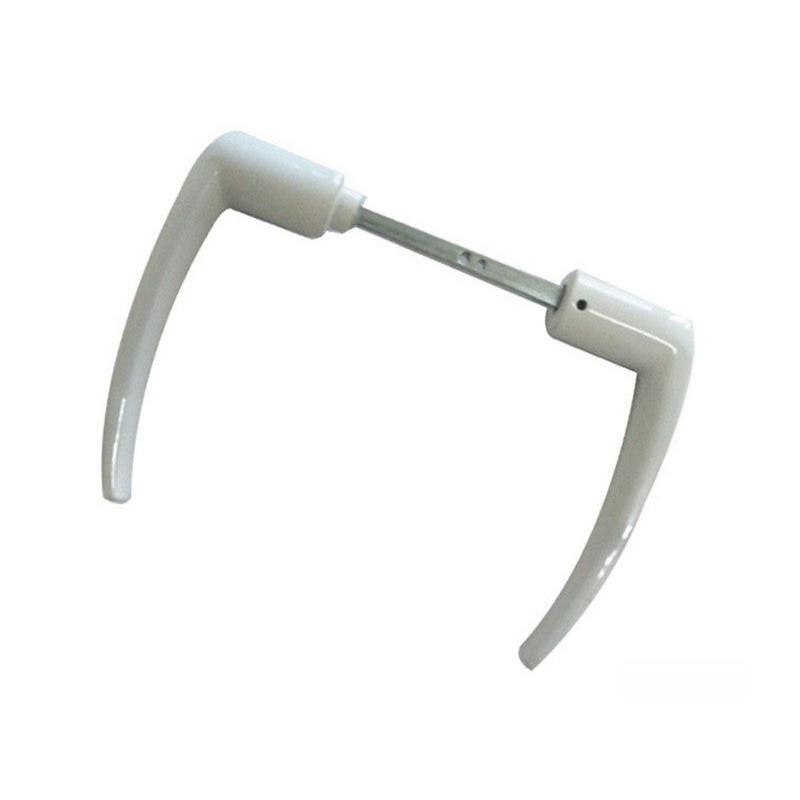 Lot de 2 Béquilles Aluminium époxy L.116 X L.2 X H.22 Cm