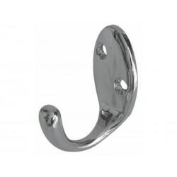 Crochet à visser 3M gris