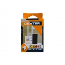 Cale à poncer + 10 patins abrasifs 100 X 70 Mm grains 40 - 80 - 120