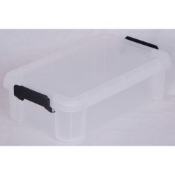 Boîte Iris plastique transparent L.21.4 X p.36.5 X H.10.5cm