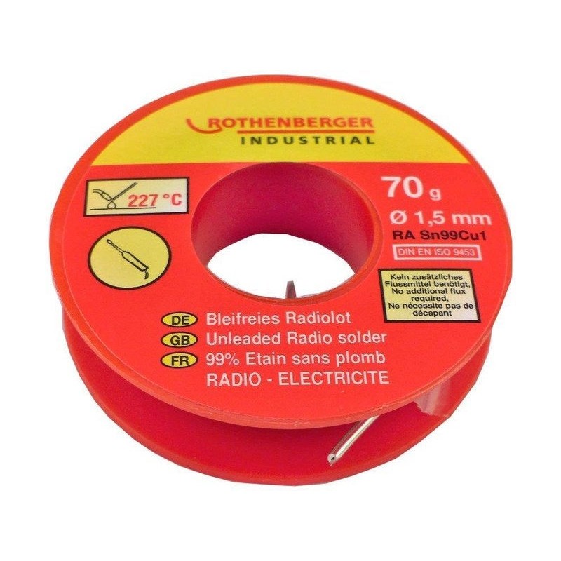 Bobine étain Radio 15 Mm 200 G. Rothenberger