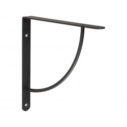 Equerre Bi Bop Acier Epoxy Noir H.23 X P.23 Cm