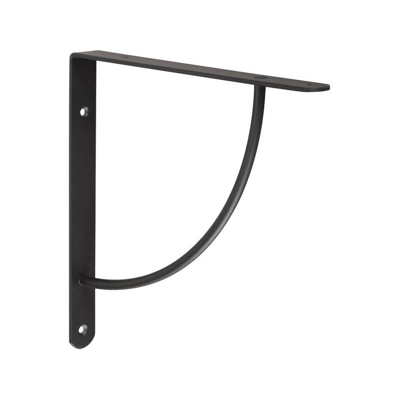 Equerre Bi Bop Acier Epoxy Noir H.23 X P.23 Cm