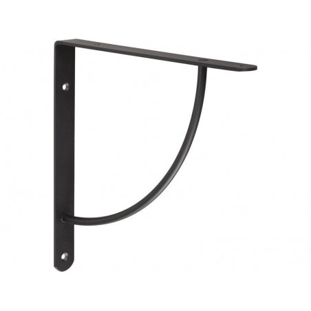 Equerre Bi Bop Acier Epoxy Noir H.23 X P.23 Cm