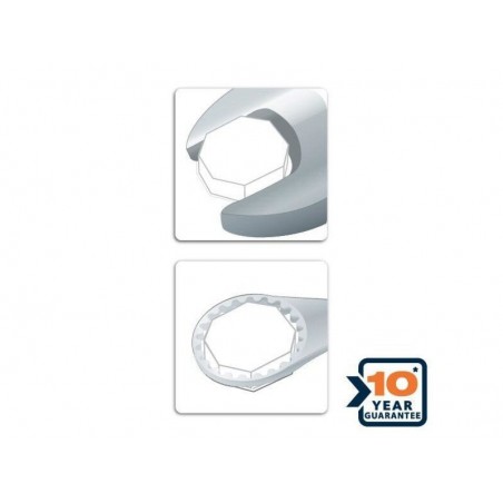 Clé mixte non concerné longue 170 mm 13.04-13.24 mm DEXTER