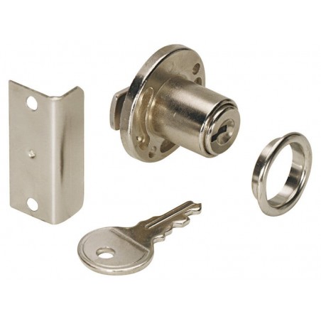 Serrure De Meuble Acier Ã  Encastrer Hettich 18 Mm RÃ©versible