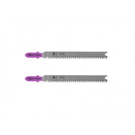 Lot de 2 lames pour plexiglass et pvc coupe droite 3-30 Mm