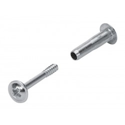 Lot de 10 Vis DAssemblage Acier Nickelé Hettich L.38 Mm