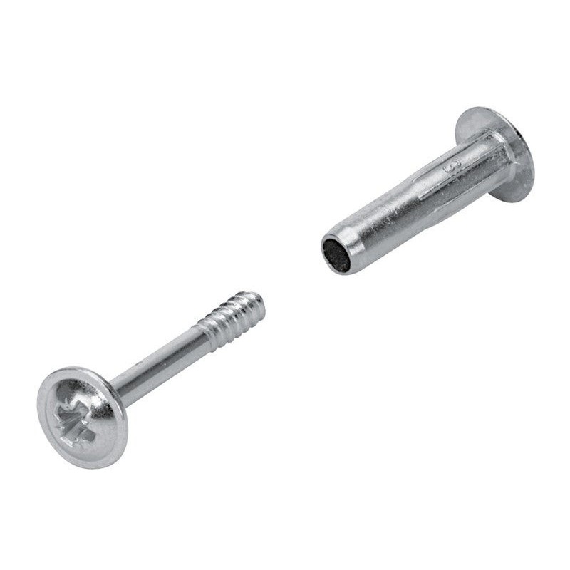 Lot de 10 Vis DAssemblage Acier Nickelé Hettich L.38 Mm