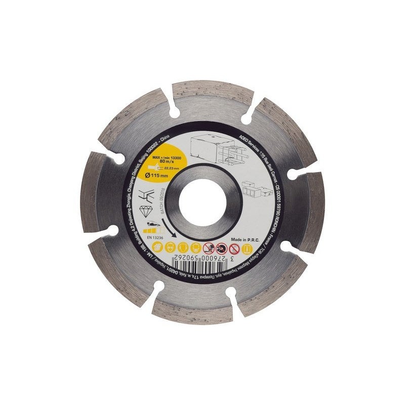 Disque diamant pour béton Diam.115 Mm