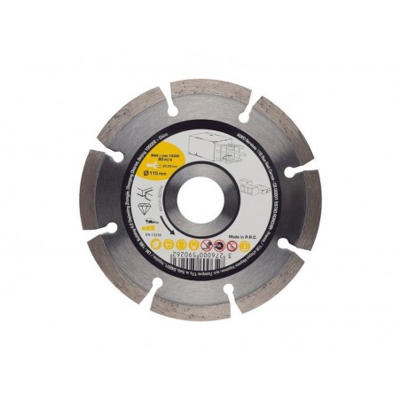 Disque diamant pour béton Diam.115 Mm