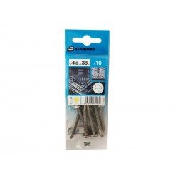 Lot de 10 Vis autoperceuse Inox tête Ronde Phillips Standers X L.38 Mm