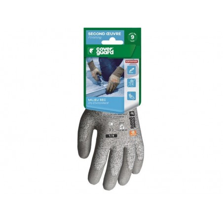 Gants anticoupures en polyuréthane 1CRPG0P008 taille 8