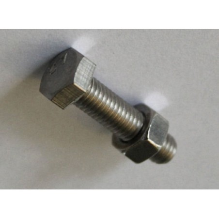 Lot de 12 Boulons tête 6 Pans Inox L.30.0 X Diam.5 Mm Standers