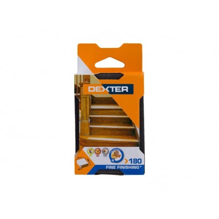 Eponge Abrasive Dexter Pour Ponceuse Multifonction 100 X 70 Mm Grains 180
