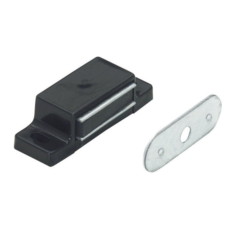 Lot de 4 Loqueteaux Magnétiques Plastique Hettich L.14.5 X L.45.3 Mm