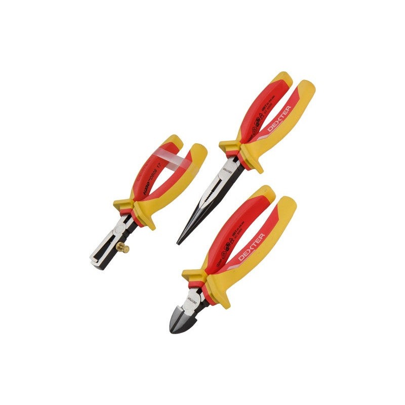 Lot de 3 Pinces De Précision Isolées Dexter