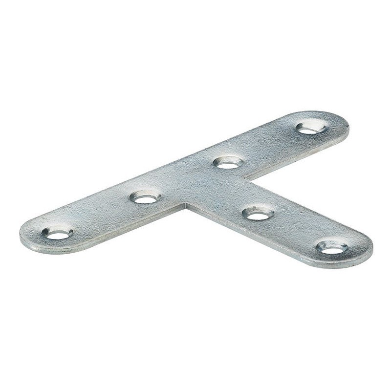 1 équerre T Plate Acier Zingué Hettich L.55 Mm