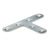 1 équerre T Plate Acier Zingué Hettich L.55 Mm
