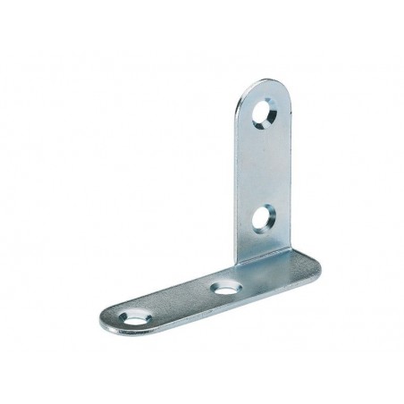 Equerre de cadre coudée acier Zingué Hettich L.45 Mm
