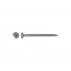 Lot de 6 Vis Inox tête Fraisée Standers Diam.5 Mm X L.70 Mm