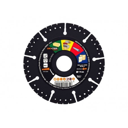 Disque diamant Pour MultimatiÃ¨re Dexter Pro Diam.115 Mm