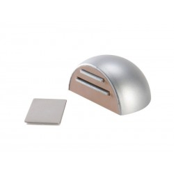 Butée De Porte Adhésive Standers Pvc Peint Gris Diam.5.5 Cm X L.5.5 Cm X H.2.5 C