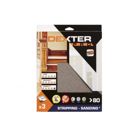 Feuille Abrasive Dexter 230X280 Mm Grains 80