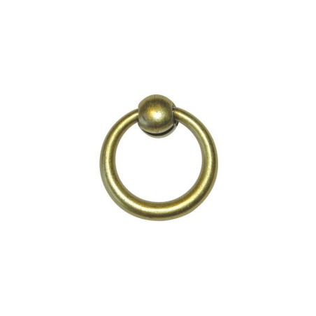 Bouton de meuble rond vieil Or Zamak H.36 X L.35 X p.13 mm