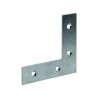 1 équerre D Assemblage Acier Zingué Hettich L.80 Mm