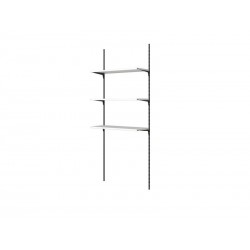 Crémaillère simple acier H.200 cm entraxe 50 mm