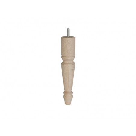 Pied De Lit - Sommier Autres Fixe HÃªtre Brut Blanc - Beige - Naturels 23 Cm