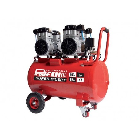 Compresseur datelier 100 litres 3 cv silencieux SIL1003 230 volts PRODIF