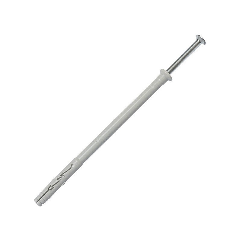 Lot de 8 chevilles à frapper nylon Spit diam. 8 x L. 130 mm