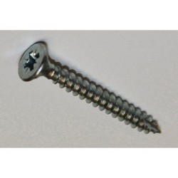 Lot de 15 Vis Acier Tête Fraisée Standers Diam.4.5 Mm X L.45 Mm