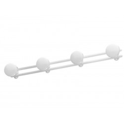 Porte-manteau rail 4 patères à fixer