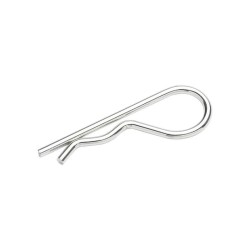 Lot de 2 Goupilles Bêta Acier Standers Diam.4 Mm L.76