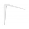 Equerre Emboutie Acier Epoxy Blanc H.25 X P.30 Cm
