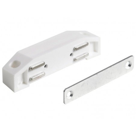 Lot de 2 Aimants Magn?tiques Plastique Hettich L.17.3 X L.75.0 Mm