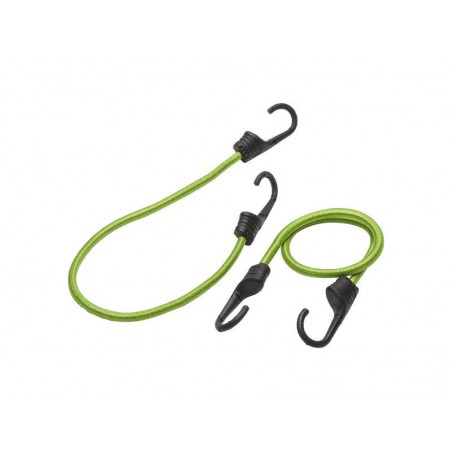 Lot de 2 Sandows Crochet Métal Plastifié Standers Diam.9 Mm X L.0.6 M