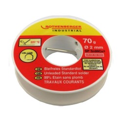 Bobine étain Standard 2 Mm 200 G. Rothenberger