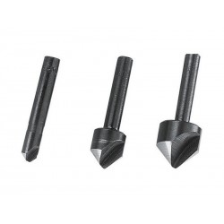 Lot de 3 Fraises Tige Diam.6-12-16 Mm Wolfcraft