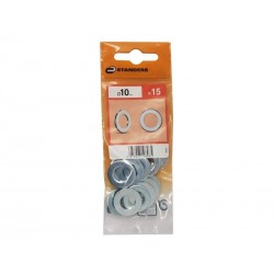 Rondelles Acier Carbone Zingué Diam.10.5 Mm Standers