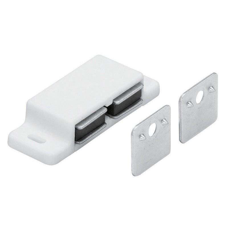 Lot de 2 Loqueteaux Magnï¿½ï¿½tiques Plastique Hettich L.20.8 X L.58.